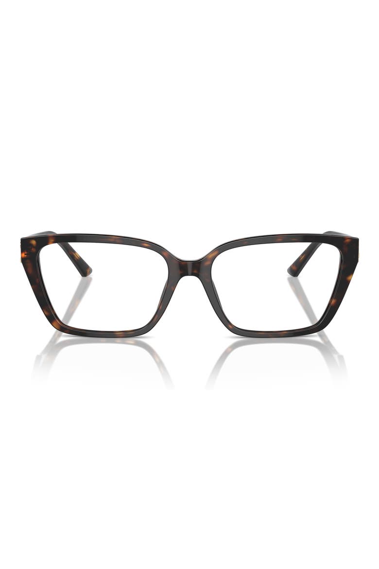55mm Cat Eye Optical Glasses, Main, color, HAVANA / DEMO LENS
