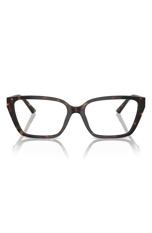 Jimmy Choo 55mm Cat Eye Optical Glasses In Brown