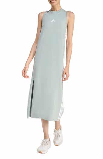 adidas Essentials 3-Stripes Racerback Midi Dress