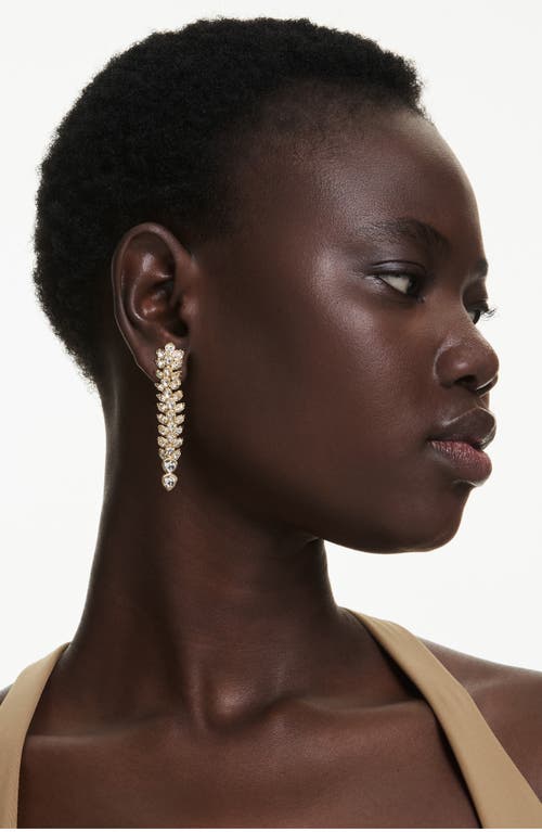 Swarovski Idyllia Long Crystal Drop Earrings In Multi