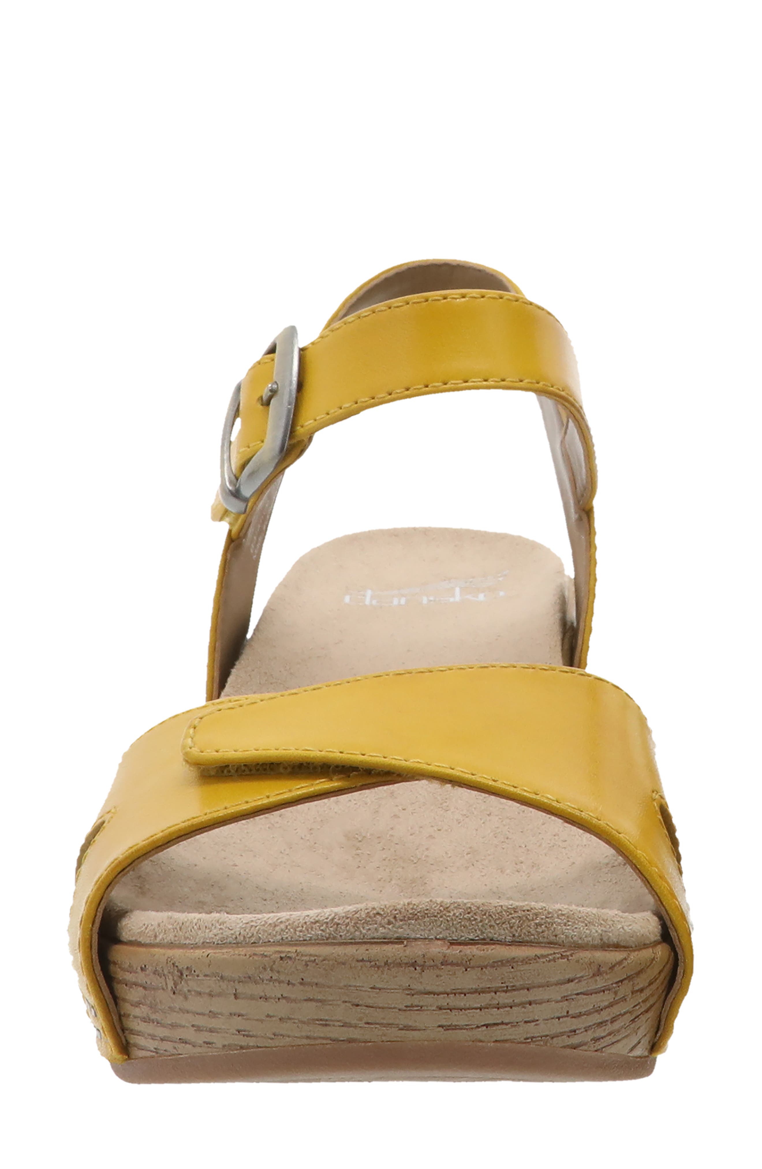Laurie Sandal, Alternate, color, YELLOW BURNISHED LEATHER