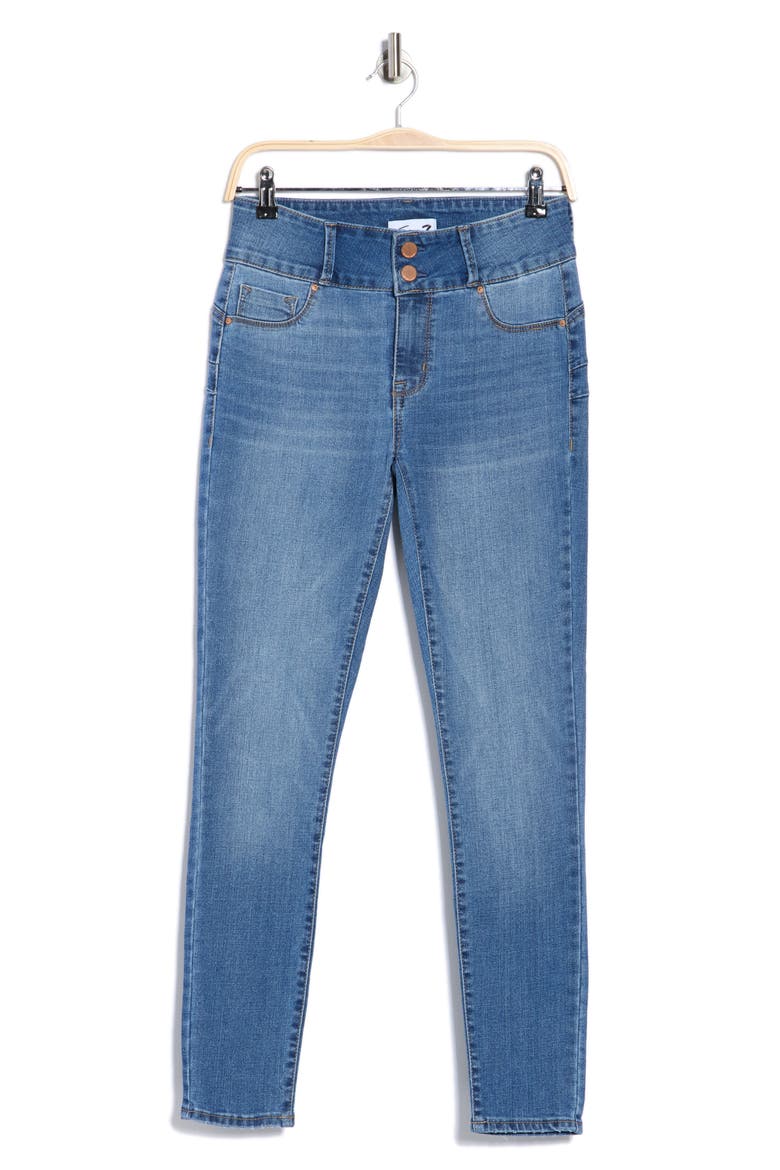 Curvy High Waist Skinny Jeans, Alternate, color, OCEAN DRIFT
