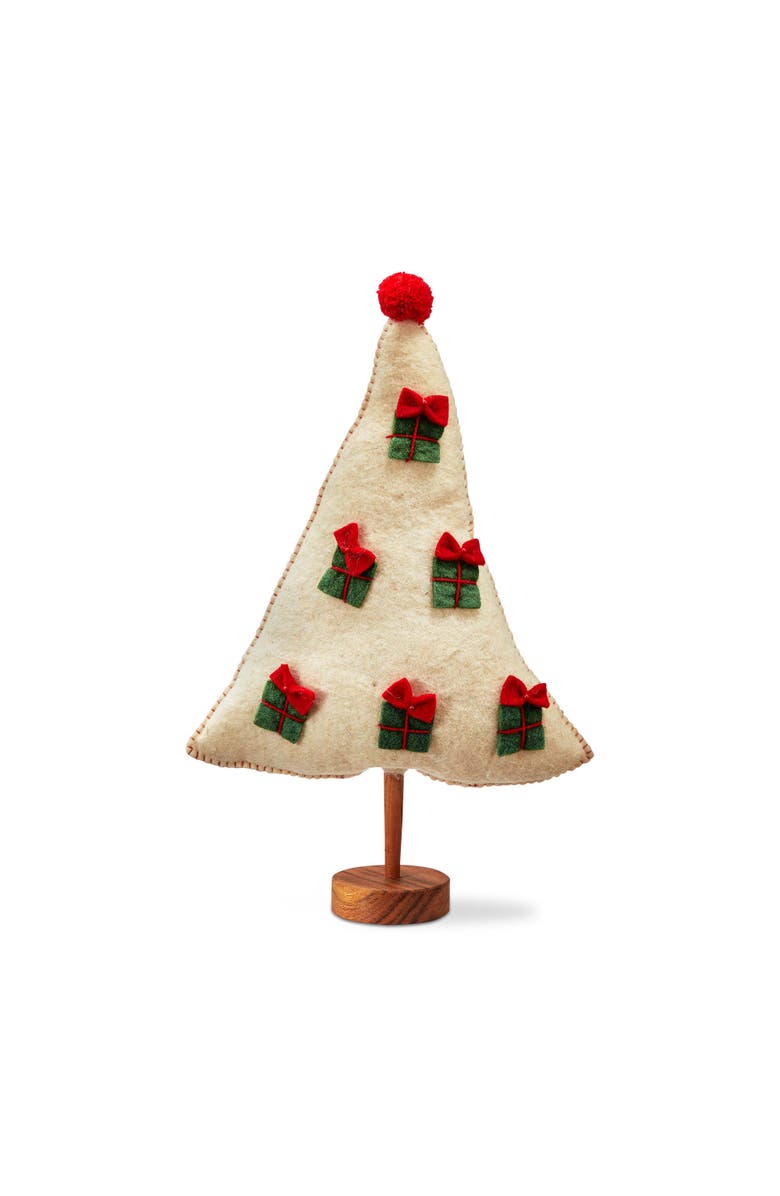 tag Large Multicolor Felt Tree Ornaments for Holiday Decor, Main, color, Multicolored