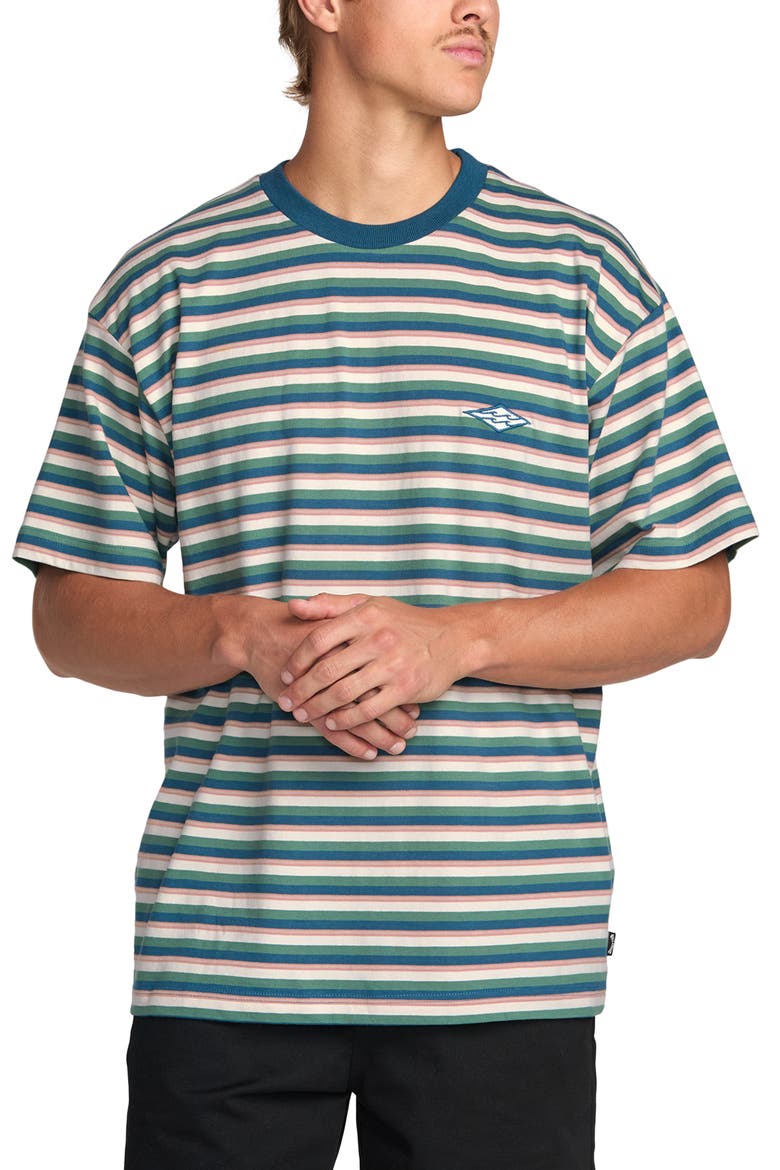 Baxter Stripe T-Shirt, Main, color, DEEP BLUE