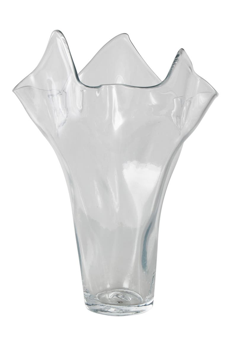 Clear Glass Vase, Alternate, color, CLEAR