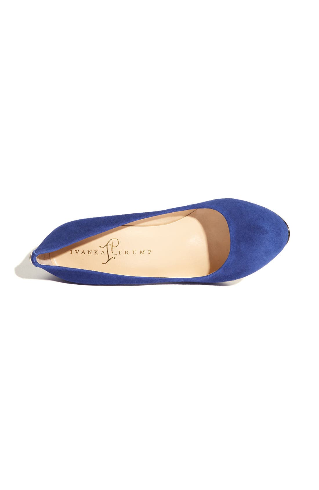 'Pinkish' Platform Pump, Alternate, color, BLUE SUEDE