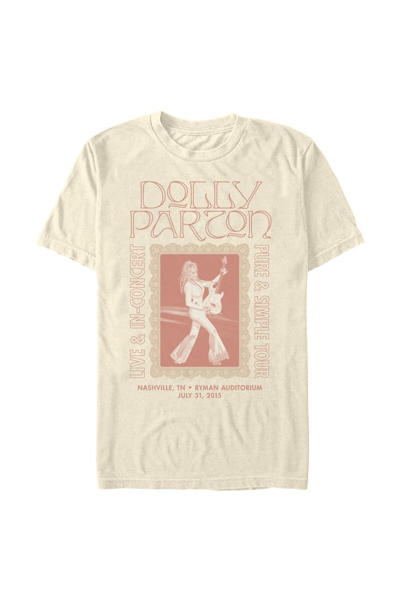Men's Frame Concert Poster Short Sleeve T-Shirt, Main, color, Off White