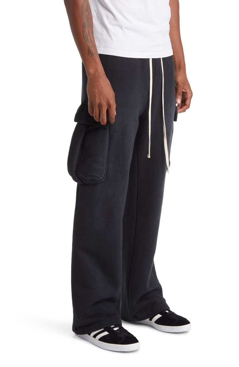 Elwood Oversize Cargo Sweatpants, Alternate, color, 