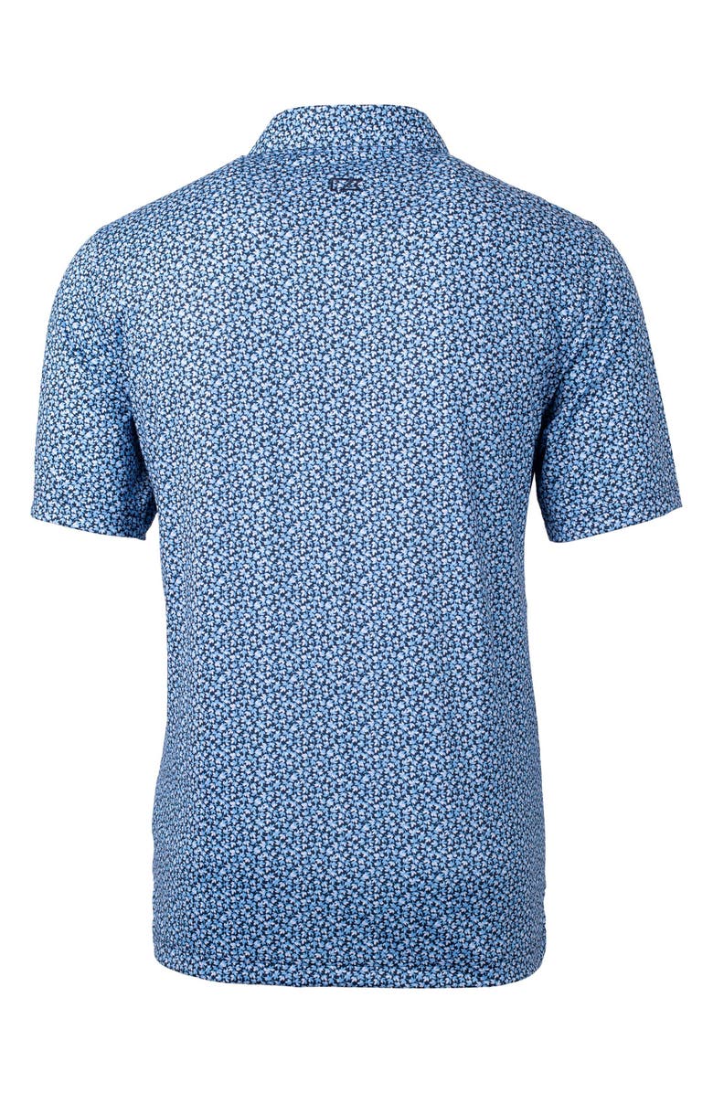 Cutter & Buck Magnolia Scatter Print Performance Polo, Alternate, color, Atlas/ Navy Blue