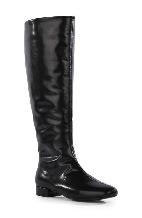 Stand by Me Leather Knee High Boot
