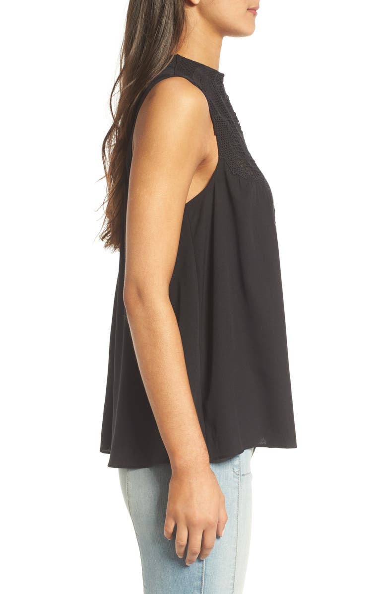 Chelsea28 Lace Yoke Tank, Alternate, color, 