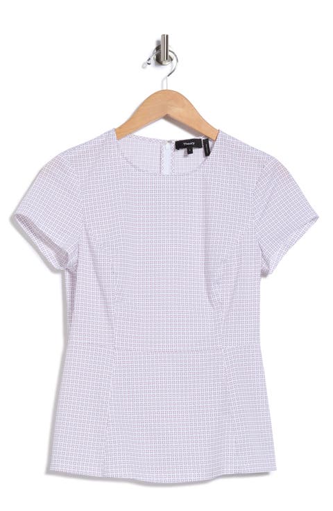 Carrian H Geometric Cotton Top