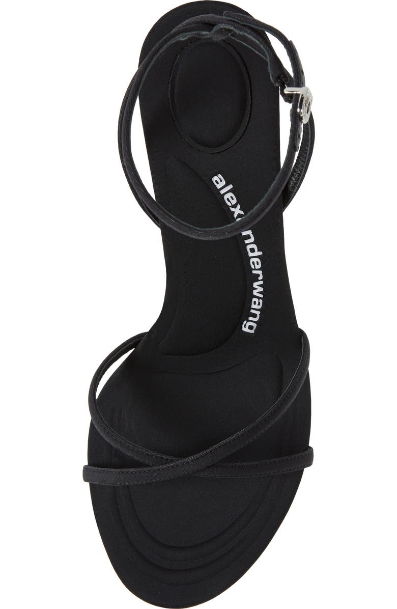 Alexander Wang Dahlia Rhinestone Logo Sandal, Alternate, color,