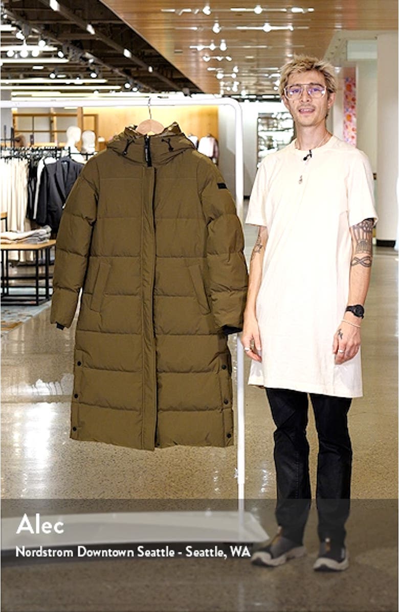 Kayla Quilted 700 Fill Power Down Coat, sales video thumbnail