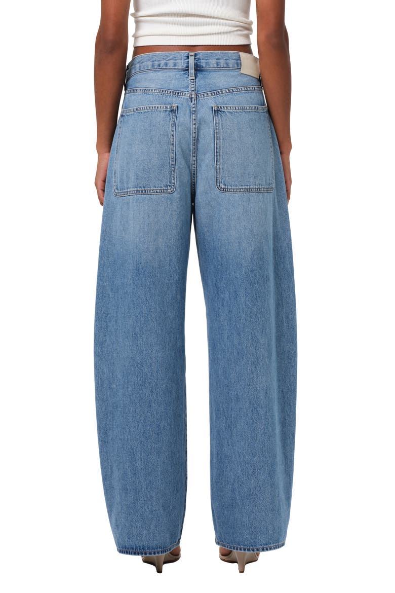 Ayla High Waist Baggy Wide Leg Utility Jeans, Alternate, color, ZENITH