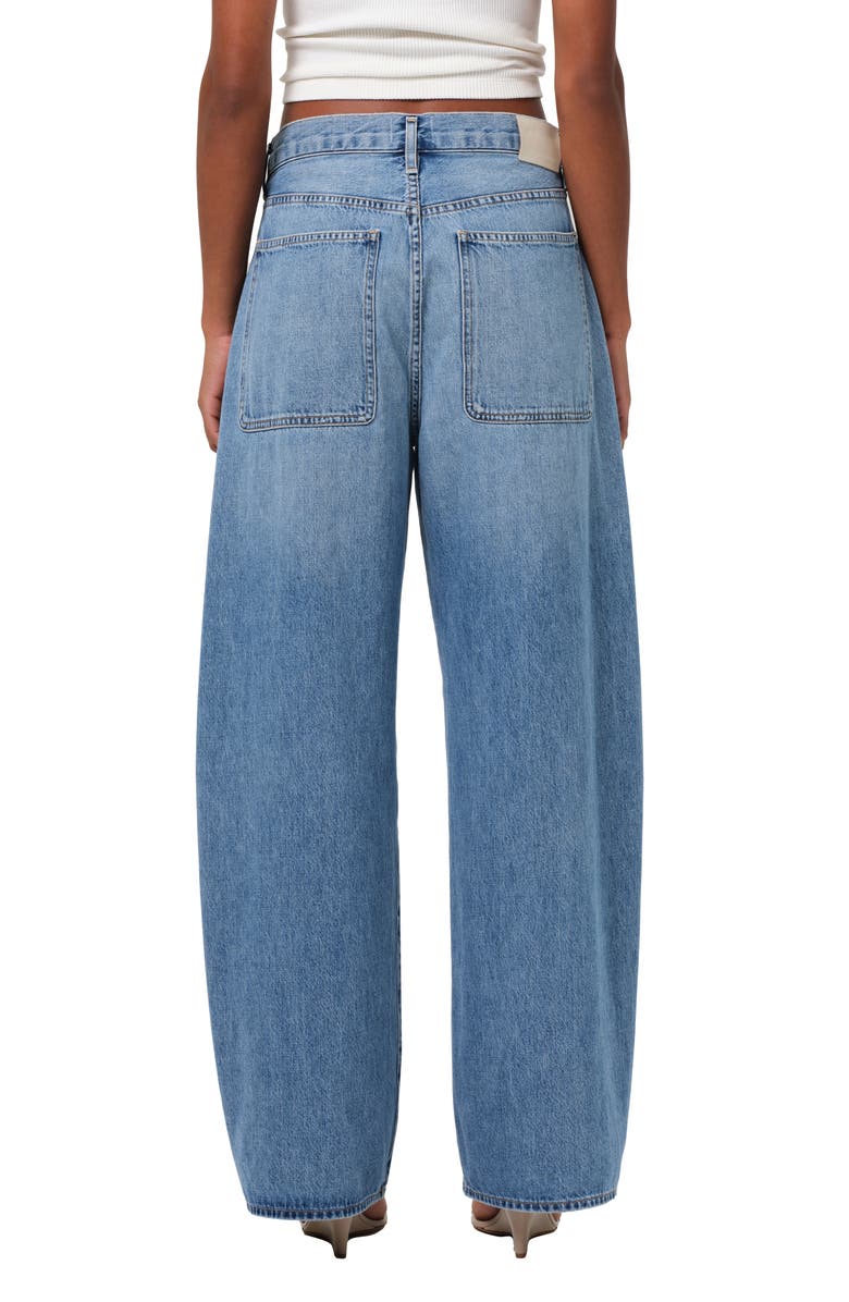 Citizens of Humanity Ayla High Waist Baggy Wide Leg Utility Jeans, Alternate, color, Zenith
