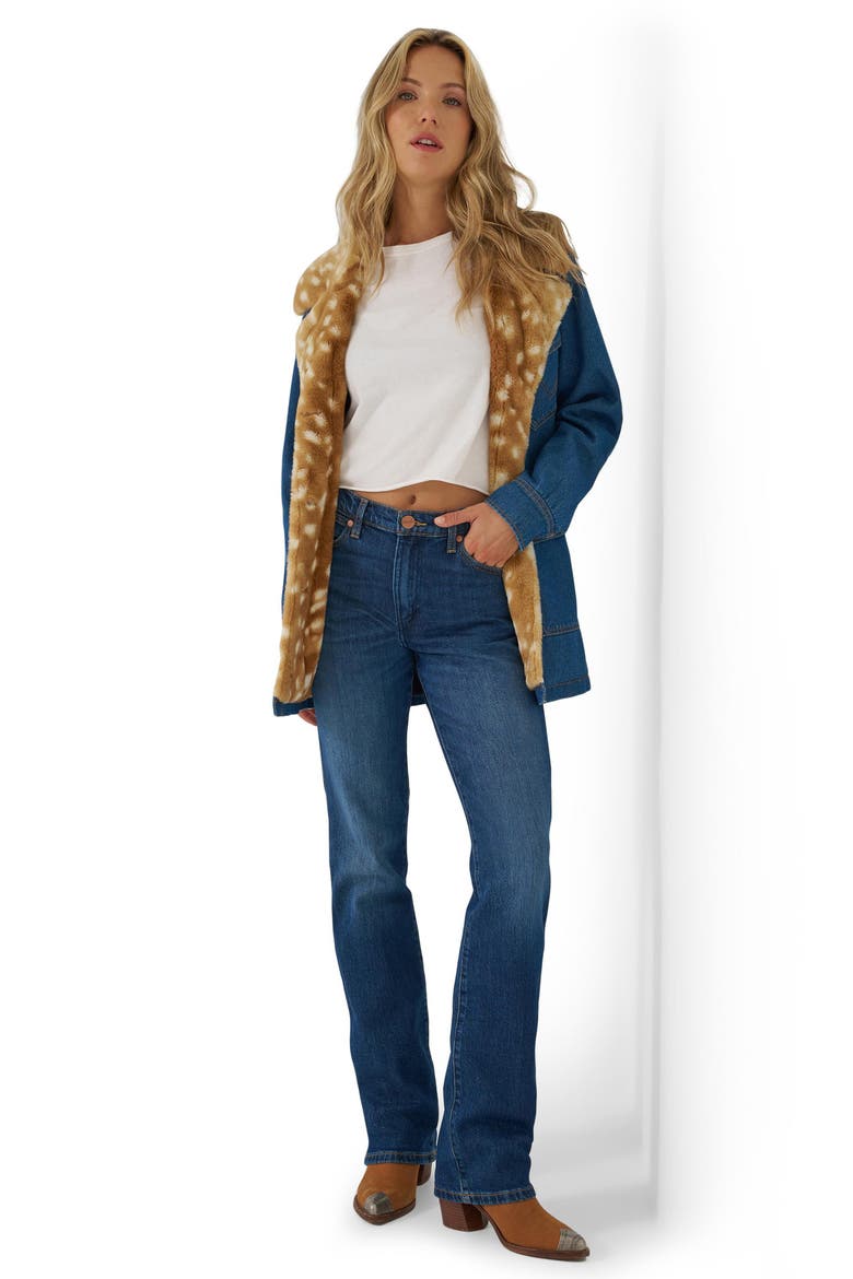 Wrancher Bootcut Jeans, Alternate, color, TIERRA TINGE