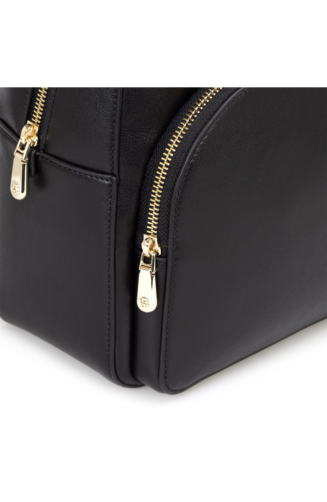 HUGO Numah Bonded Leather Backpack, Alternate, color, Black