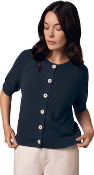 Celtic & Co. Short Sleeve Knitted Cardigan