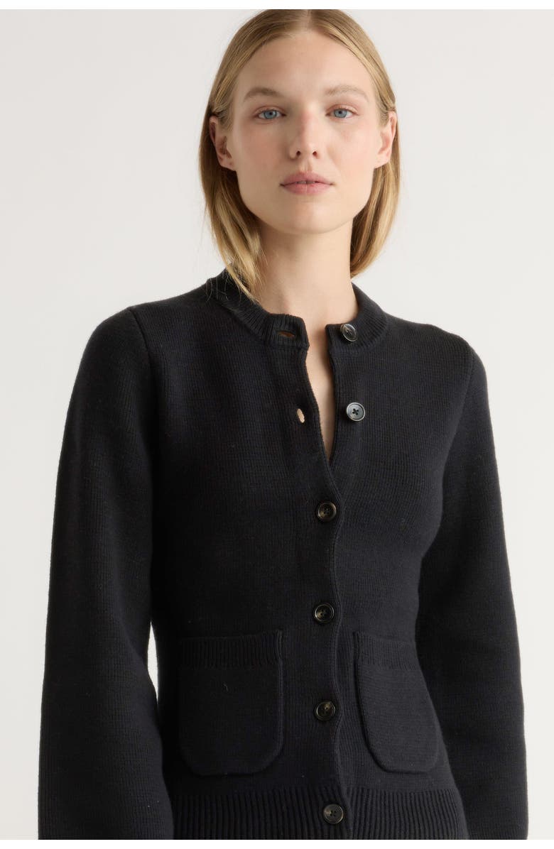 Modern Citizen Eames Cotton Wool Button Cardigan, Alternate, color,