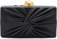Cult Gaia Lisse Leather Clutch