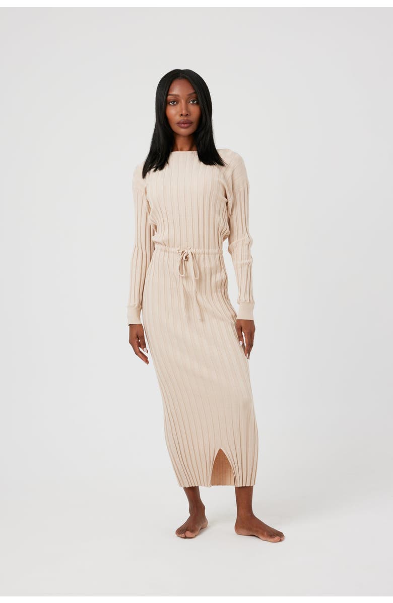 By Tess Collection Lina Dress, Alternate, color, Apricot