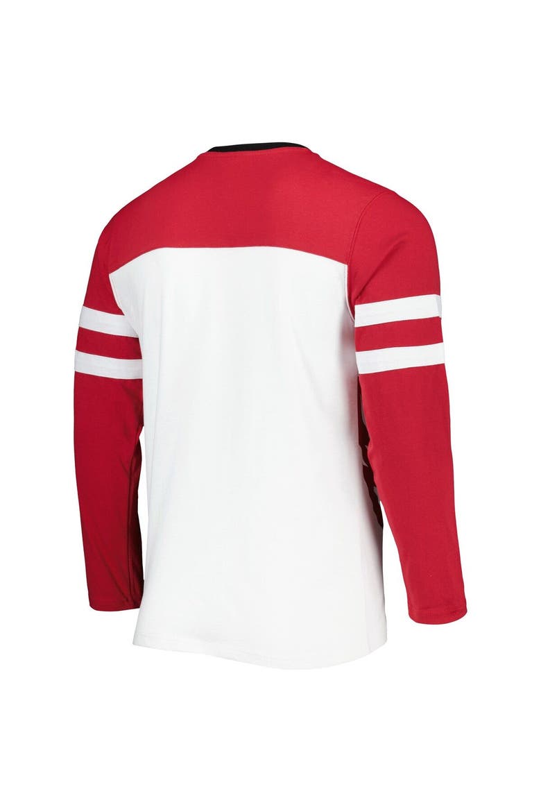 Men's Starter Cardinal/White Arizona Cardinals Halftime Long Sleeve T-Shirt, Alternate, color, Cardinal