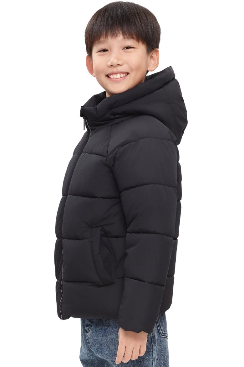 Kids' Shield Puffer Jacket, Alternate, color, Black