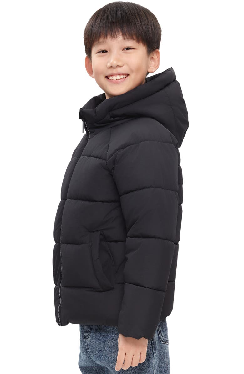 Rokka&Rolla Kids' Shield Puffer Jacket, Alternate, color, Black