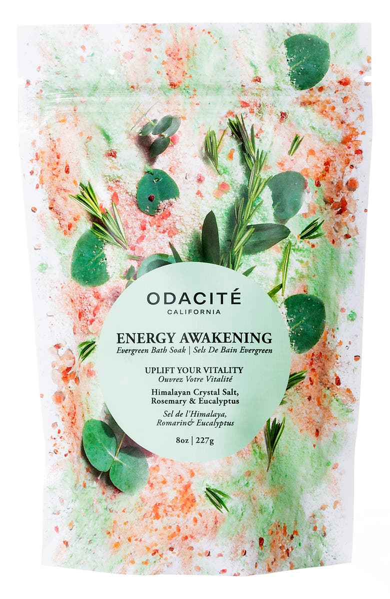 Odacité Energy Awakening Evergreen Bath Soak, Main, color,