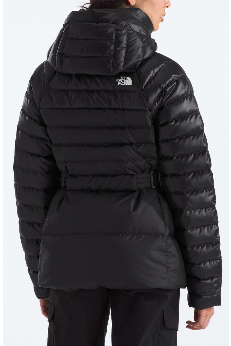 Metropolis Water Repellent 600 Fill Power Down Hooded Jacket, Alternate, color, TNF BLACK