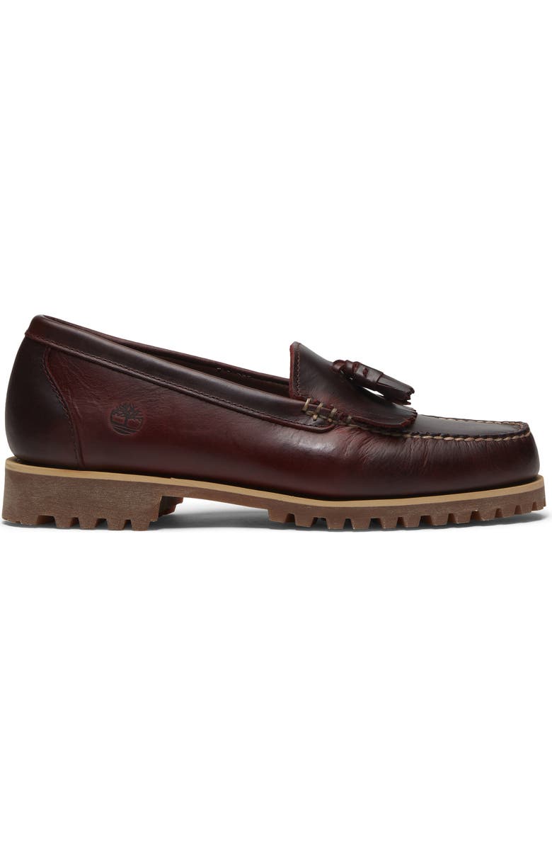 Timberland Authentic Tassel Loafer, Alternate, color, Burgundy Full Grain