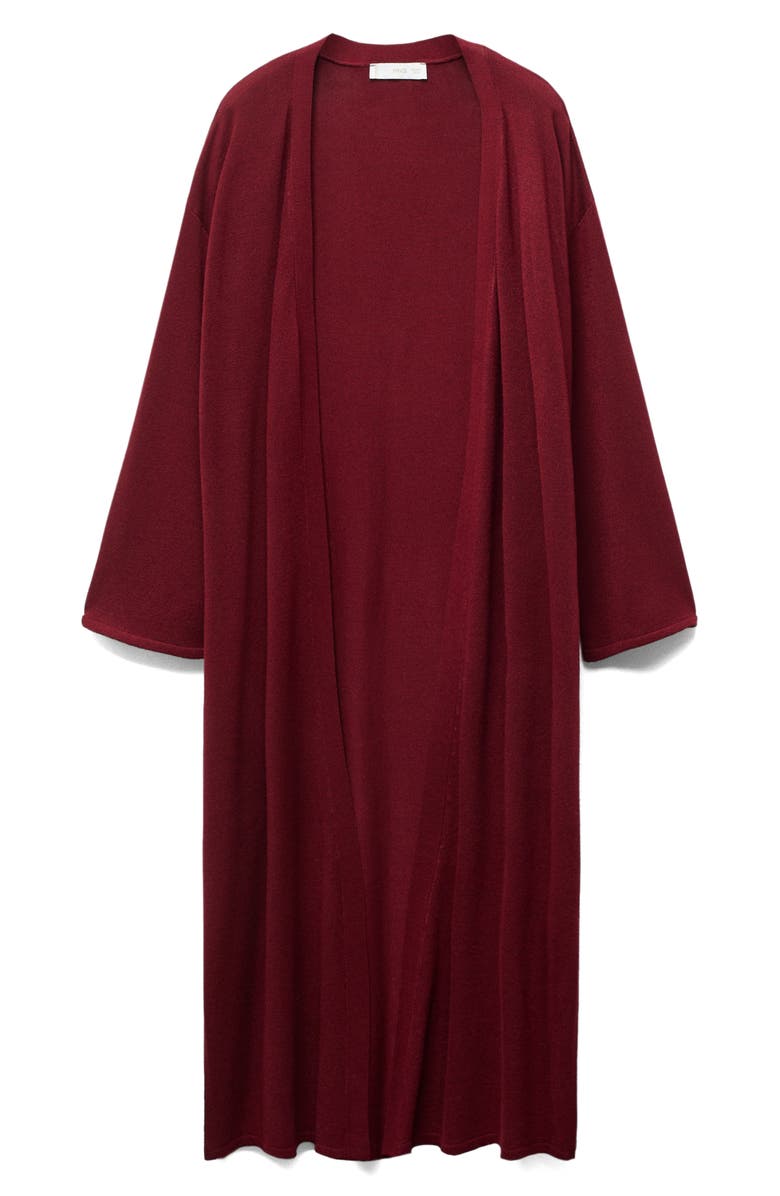 MANGO Fine Gauge Duster Cardigan, Main, color, 