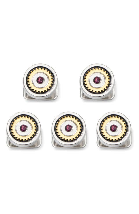 Gear Amethyst 5-Piece Shirt Stud Set