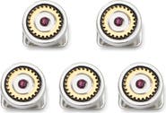 Cufflinks, Inc. Gear Amethyst 5-Piece Shirt Stud Set