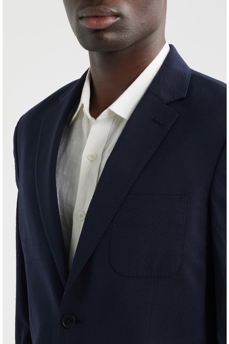 Henrik Trim Fit Navy Stretch Wool Seersucker Suit, Alternate, color, NAVY DYLAN SEERSUCKER