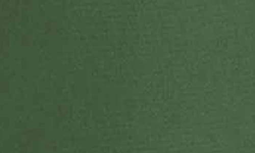 Foxcroft Tammy Ruffle Collar Cotton Blend Top In Green