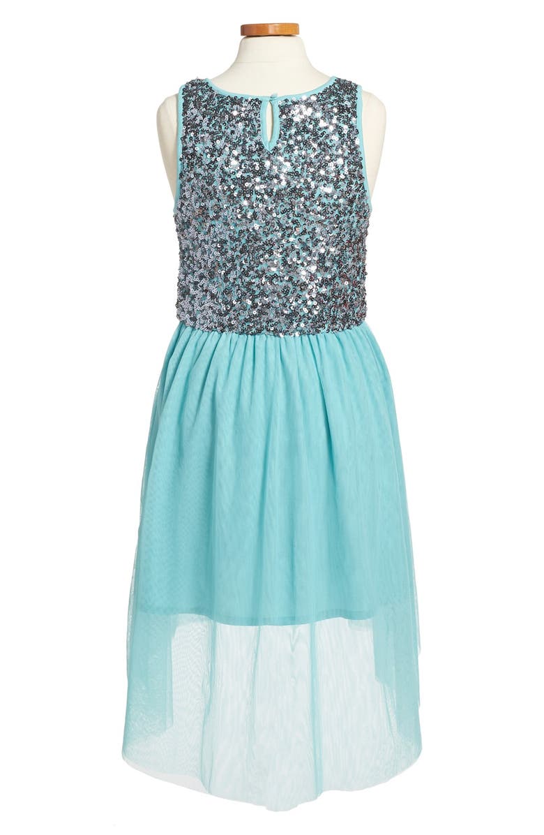 Ruby & Bloom 'Coralie' Sequin High/Low Dress, Alternate, color, 