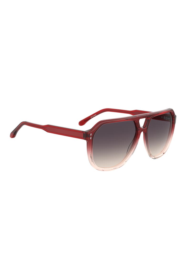 60mm Pilot Sunglasses, Alternate, color, 02OO-3X