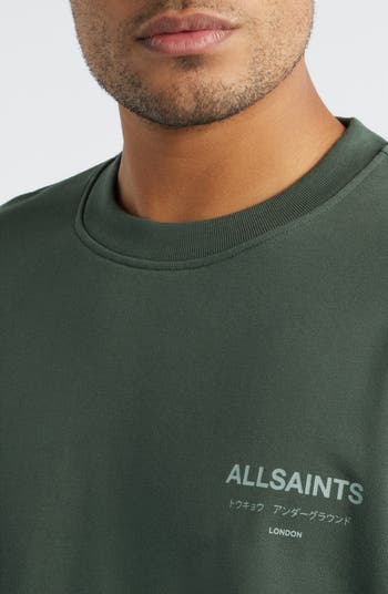 Underground Logo Organic Cotton Graphic Sweatshirt