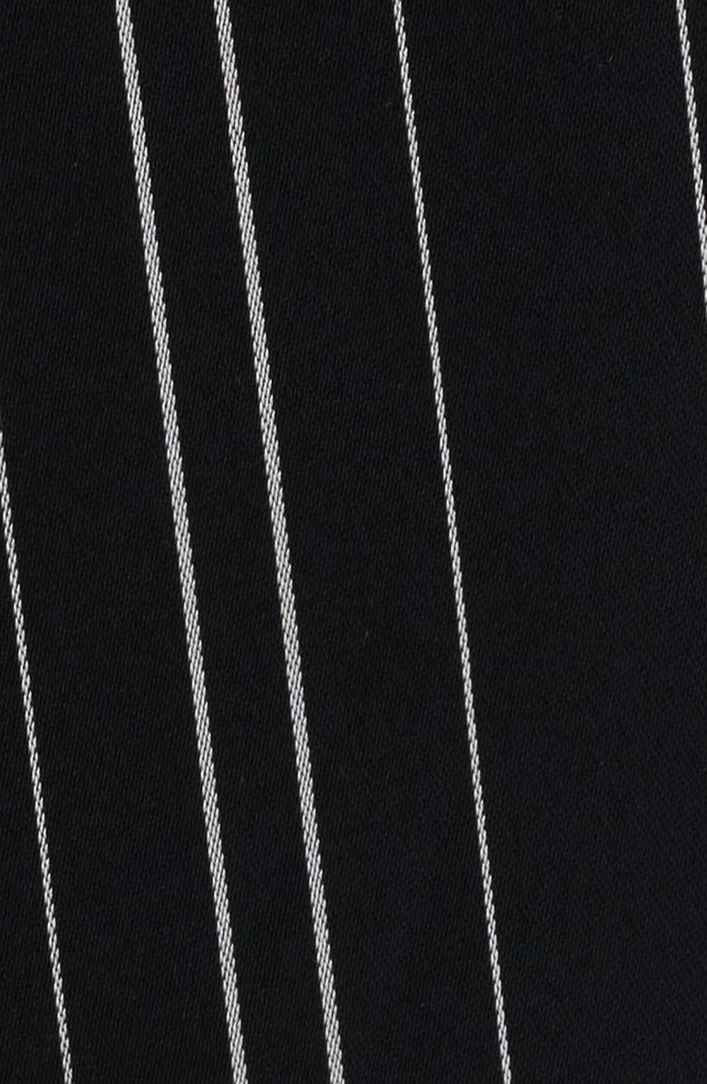 Anne Klein Stripe Pull-On Wide Leg Pants, Alternate, color, Anne Black/ White Dove