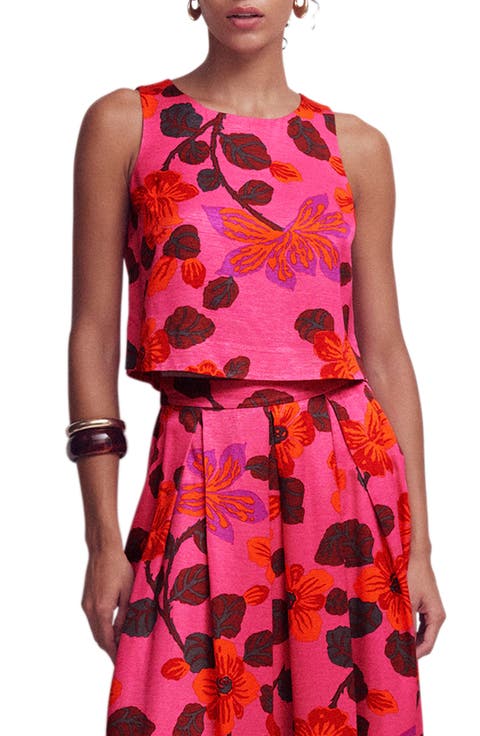 Occasion Floral Faille Top