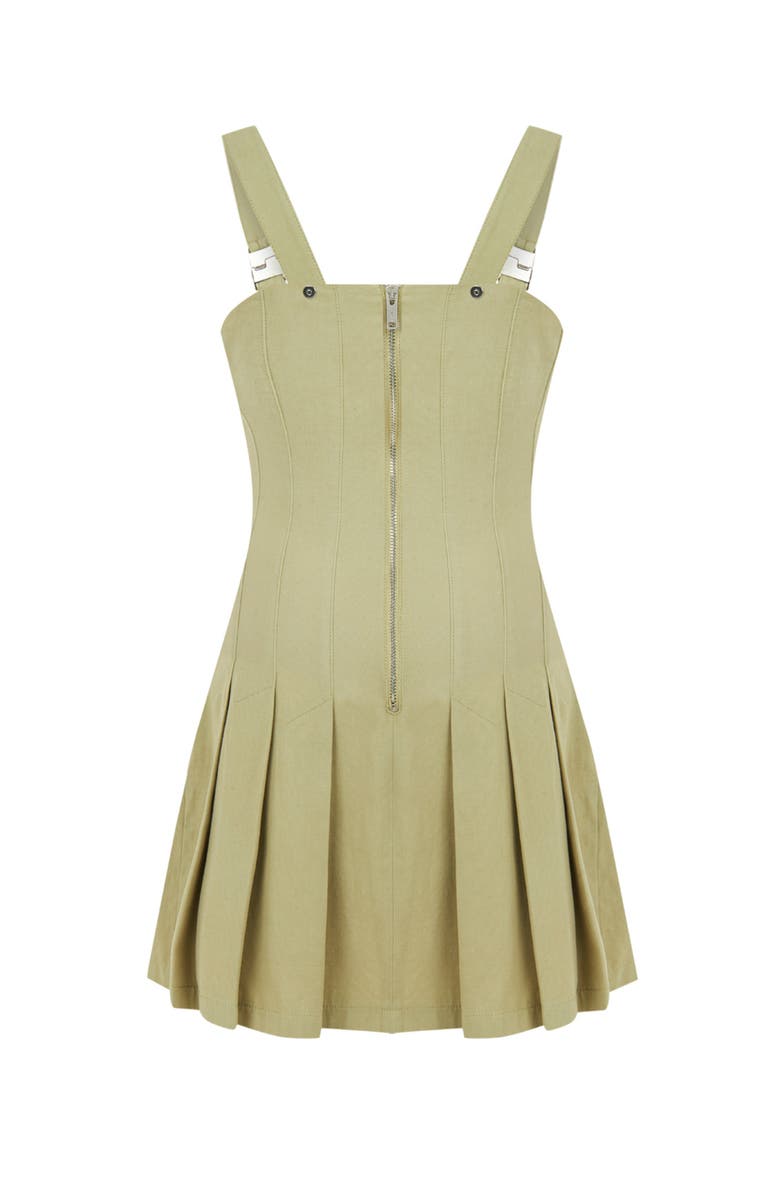 Nocturne Pleated Mini Dress, Alternate, color, 