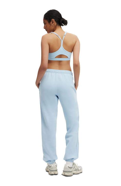 Cotton On Body Active Plush Essential Gym Sweatpant In Blue