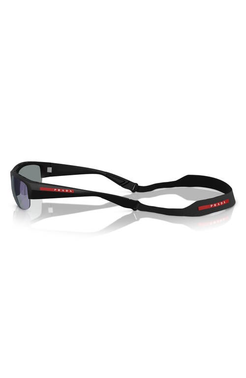Prada Linea Rossa Ps A01s 1bo10j Nero Opaco Sunglasses In Black