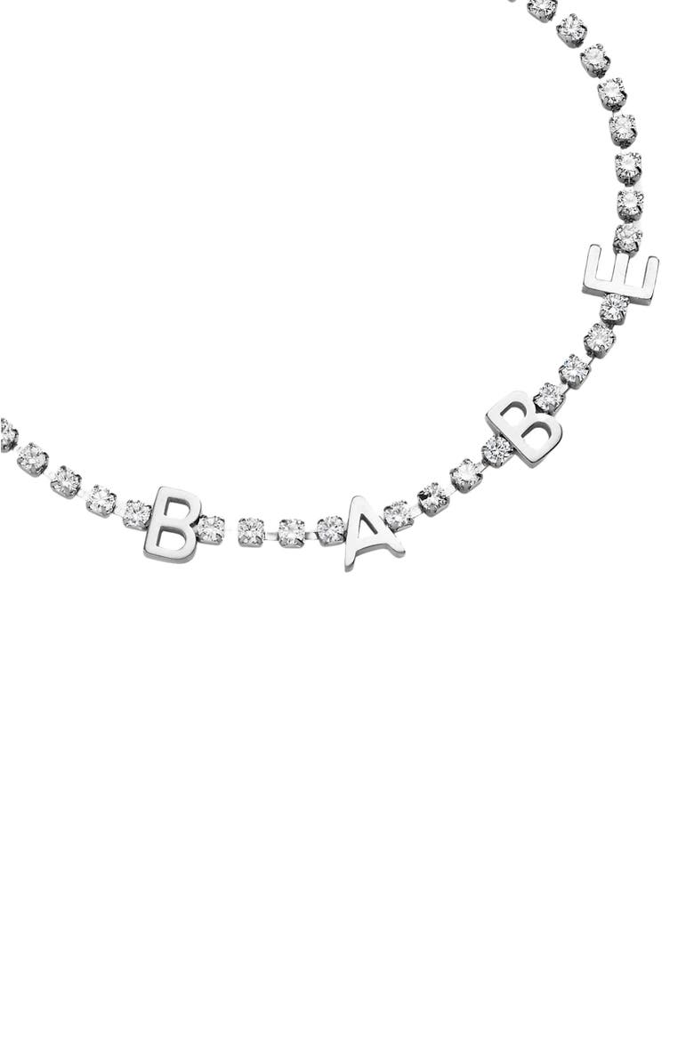 Alex and Ani Babe Tennis Chain Bracelet, Alternate, color, Silver