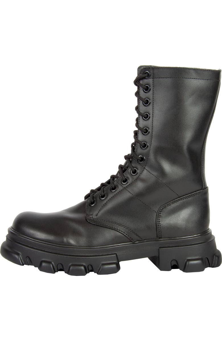 URBNKICKS High Altitude Black Leather Boots BSB, Alternate, color,