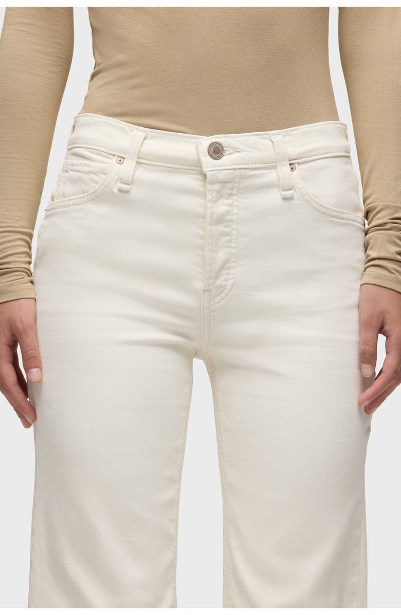 Hudson Jeans Rosie Wide Leg Ankle, Alternate, color, Ecru