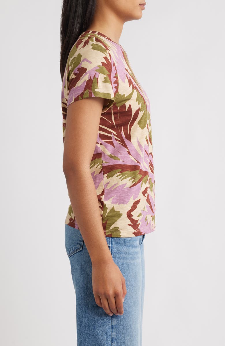 The Perfect Geo Print Cotton Blend Knit Top