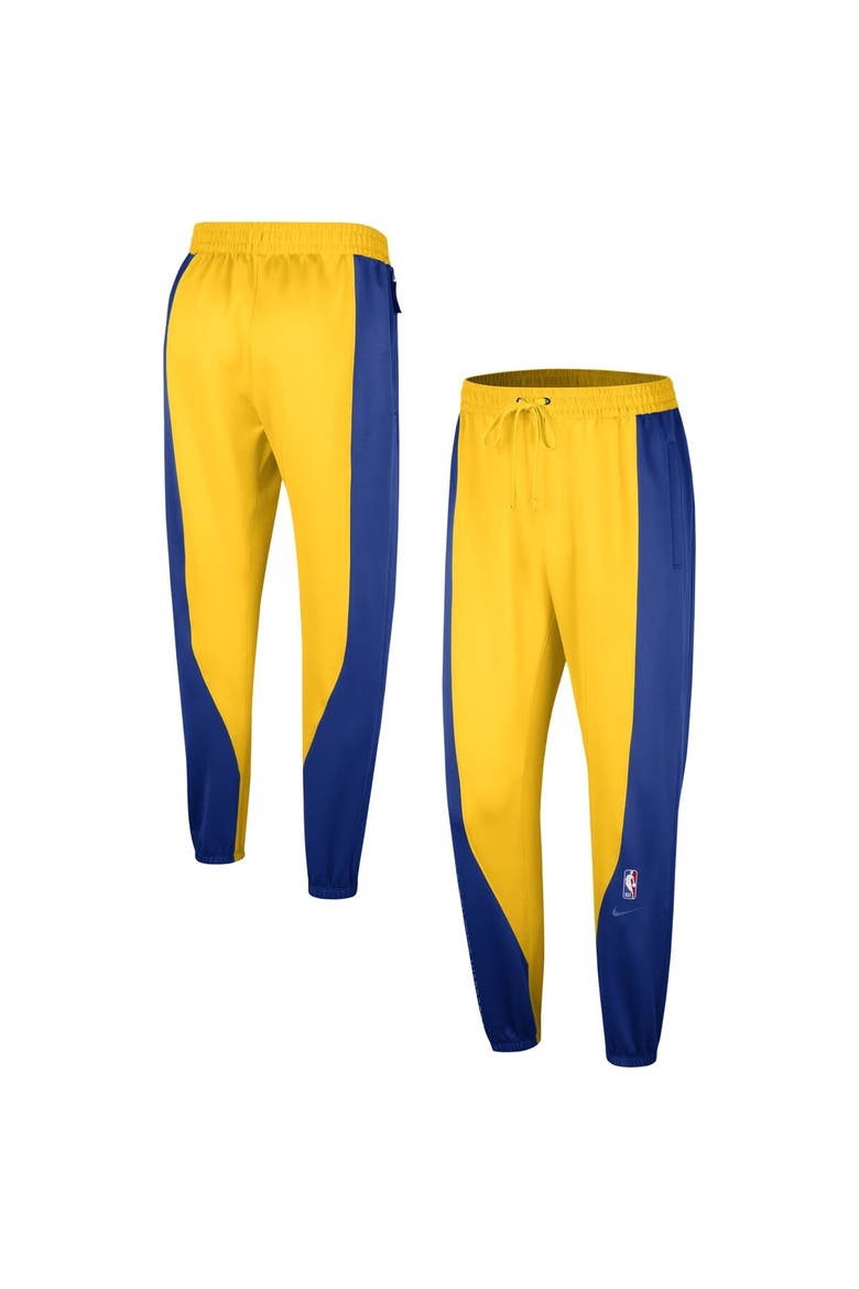 Men's Nike Royal/Gold Golden State Warriors 2023/24 Authentic Showtime Pants, Main, color, Royal